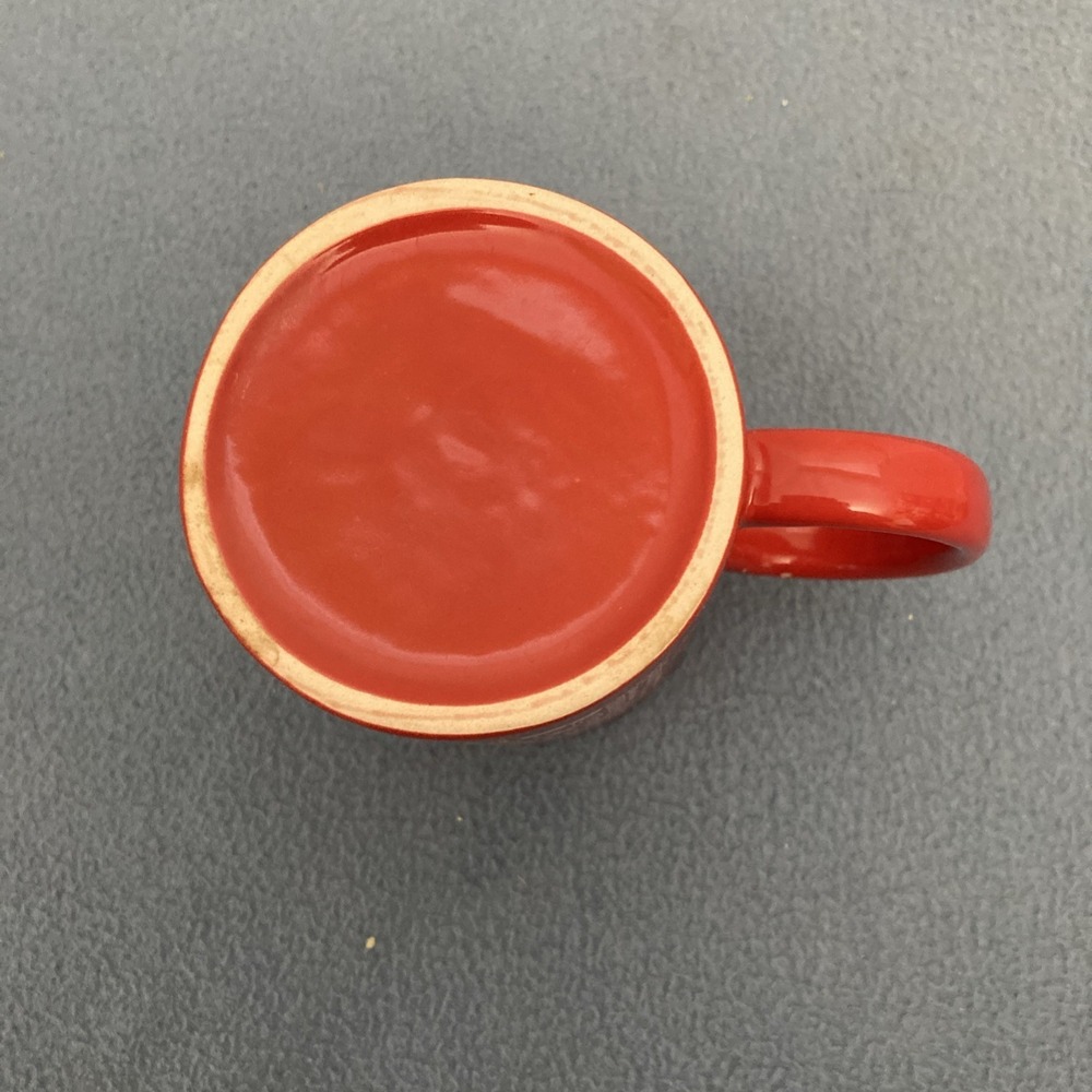 85°C Bakery Red "I ❤️ 85°C" Texas Theme 16oz Coffee/Tea Mug - Picture 6 of 8